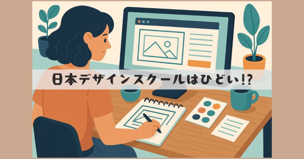 日本デザインスクール ひどい